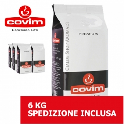 Premium - 6 Kg caffè in grani Covim