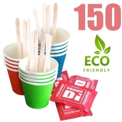 Kit accessori occorrente per caffè da 150 Eco Friendly - Covim, i migliori  caffè del mondo col cuore italiano: miscele, capsule, cialde